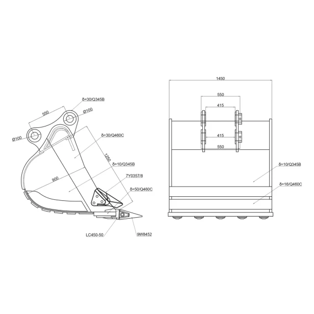 lyzka-do-koparki-DX340-standard-TKJ-Machinery-5.webp