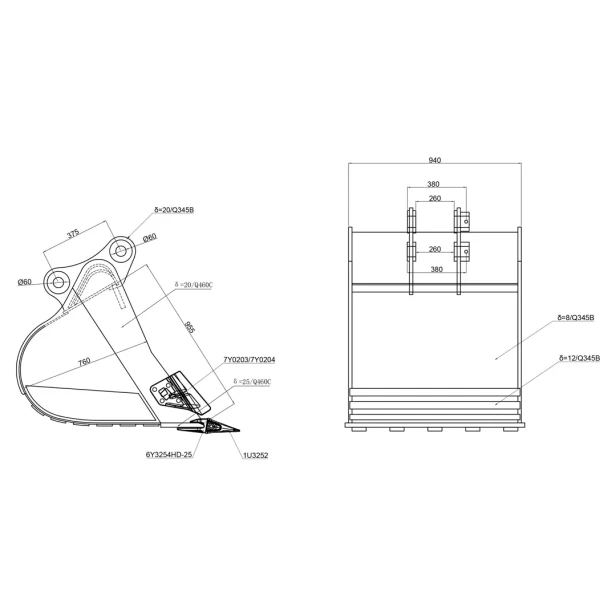 lyzka-do-koparki-PC130-standard-TKJ-Machinery-5.webp